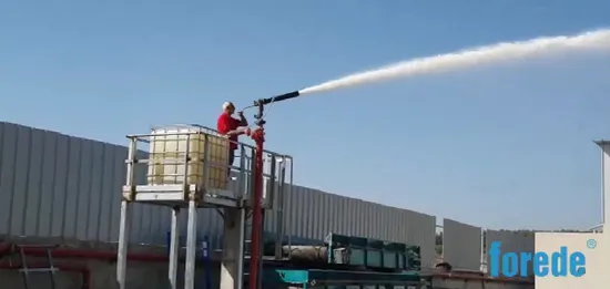 Пенный монитор пожарного гидранта с постоянным расходом